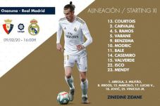 Susunan Pemain Osasuna...
