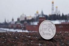 Russian Ruble Weakens...