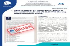 Larangan Tidak Keluar...