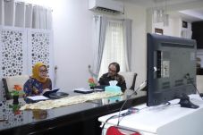 Menaker Ida Gelar Teleconference...