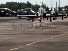 Pesawat TNI AU Terbakar...