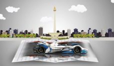 Balapan Formula E di...