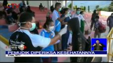 Ratusan Pemudik Jalani...