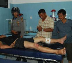Berusaha kabur, pelaku perampokan toko emas ditembak