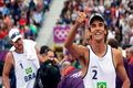 Ganda putra voli pantai Brasil capai final
