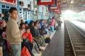 Arus pemudik di Stasiun Jombang meningkat