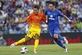 Babak pertama, Barcelona unggul 0-1