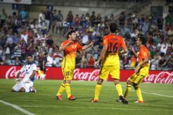Messi borong dua gol untuk kemenangan Barcelona