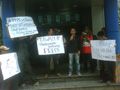 Wartawan Bogor unjuk rasa di Graha Pena