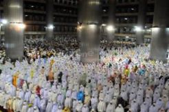SBY dan Jokowi shalat di Istiqlal