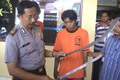 Rampok berpedang diringkus