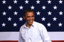 Obama rayakan pesta kemenangan di Chicago