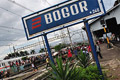 Stasiun Bogor terendam banjir