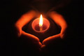 Lokasi kematian Aryono dipenuhi lilin