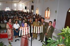 SMP & SMA di Tukka gelar Natal bersama