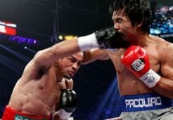 Marquez kanvaskan Pacquiao di ronde ke-6