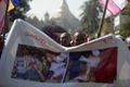 Tuntut permintaan maaf, ratusan biksu Myanmar berdemo