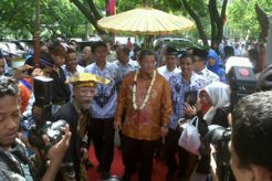 Aher curi start, kampanye di Depok