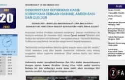 Setelah Habibie, kini Zainuddin hina Gus Dur