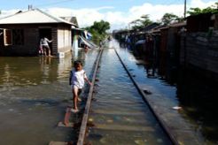 Masih banjir, 146 perjalanan KRL dibatalkan