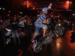 Berulah, geng motor rusak gerai ATM