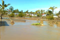 Sungai Benenain meluap, delapan desa terendam