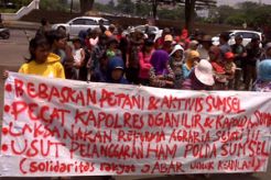 Solidaritas Petani Jabar tuntut Kapolda Sumsel mundur