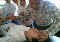 Empat siswi SMAN 2 kesurupan