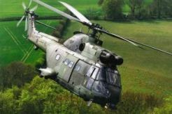 Heli Puma TNI AU ditembak GPK di Papua