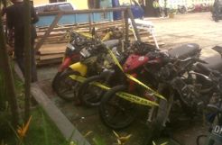 Perkelahian pemuda, 5 sepeda motor dirusak