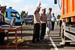 Puluhan truk lebihi tonase terjaring