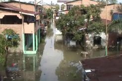Sungai Deli meluap, ratusan rumah terendam