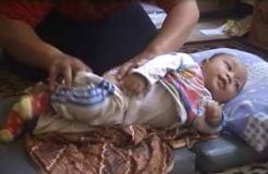 Bayi malang usia 7 bulan dibuang di depan bengkel