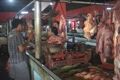 Harga daging naik, pembeli menyusut