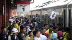Siang ini, 7.000 pemudik diberangkatkan dari Stasiun Gambir