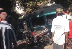 Espass seruduk motor dan bentor di Pantura, 3 tewas