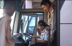 Kecelakaan marak, puluhan bus dirazia kelaikannya