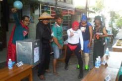 TPS 44 Krembangan dijaga Super Hero