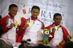 Gerakan kompak jadi kunci Kata beregu putra raih emas