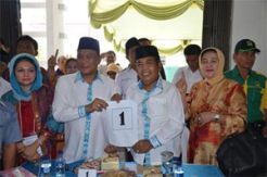 Pilkada Deli Serdang, pasangan AZAN unggul