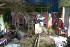 TPS unik di Pilbup Magelang, kental nuansa ndeso