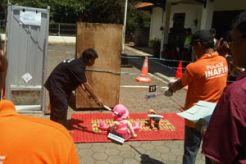 Polisi gelar rekonstruksi pembunuhan 2 balita di Semarang