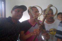 2 samurai berlapis emas peninggalan Kerajaan Aceh ditemukan