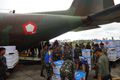 Hercules TNI AU distribusikan bantuan ke Filipina
