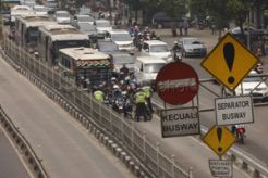 Sterilisasi busway, 11.000 kendaraan ditilang