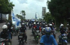Ribuan buruh PT Pisma Putra mogok, Pantura lumpuh