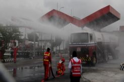 Depo Pertamina Bandara Adi Soemarmo terbakar