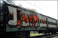 Kereta api di India terbakar, 9 orang tewas