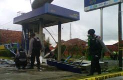 Ini isi bom yang meledak di ATM Mandiri