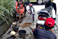 Penambal ban di Jaksel dibidik Satpol PP